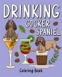 Drinking Cocker Spaniel Coloring Book - Bild 1