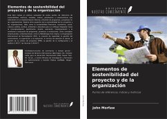 Elementos de sostenibilidad del proyecto y de la organización - Morfaw, John