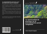 La oportunidad de procesar en el procedimiento penal congoleño