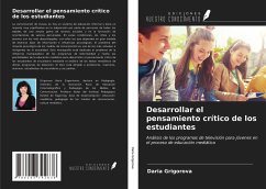 Cover Desarrollar el pensamiento crítico de los estudiantes