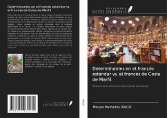 Cover Determinantes en el francés estándar vs. el francés de Costa de Marfil
