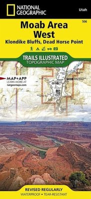 Moab Area West: Klondike Bluffs, Dead Horse Point Map - National Geographic Maps