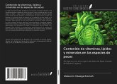 Contenido de vitaminas, lípidos y minerales en las especies de peces