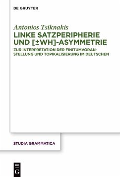 Cover Linke Satzperipherie und [±wh]-Asymmetrie (eBook, ePUB)