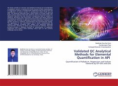 Validated QC Analytical Methods for Elemental Quantification in API - Siva Sai Kiran, Badithala;Raja, Sundararajan;Chandrasekhar, Kothapalli Bannoth