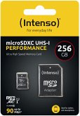 Intenso microSDXC 256GB Class 10 UHS-I U1 Performance