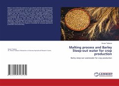 Malting process and Barley Steep-out water for crop production