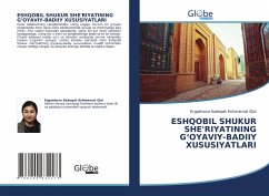 ESHQOBIL SHUKUR SHE'RIYATINING G¿OYAVIY-BADIIY XUSUSIYATLARI - Sadoqat Eshmamat Qizi, Ergashova