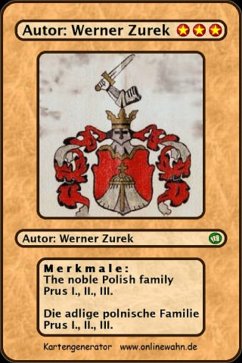 The noble Polish family Prus I., II., III. Die adlige polnische Familie Prus I., II., III. (eBook, ePUB) - Zurek, Werner