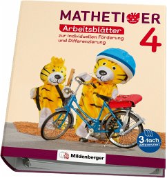 Mathetiger 4 - Arbeitsblätter zur individuellen Förderung und Differenzierung - Laubis, Thomas;Schnitzer, Eva