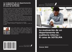 La evaluación de un departamento de auditoría interna : El caso de SOTELMA - Bah, Oumar