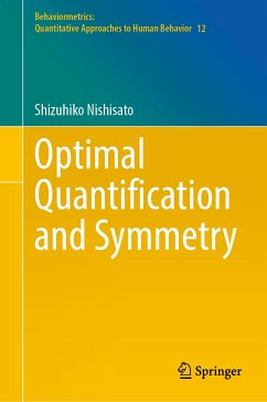 Optimal Quantification and Symmetry (eBook, PDF) - Nishisato, Shizuhiko