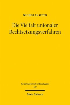 Cover Die Vielfalt unionaler Rechtsetzungsverfahren (eBook, PDF)