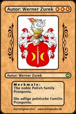 Cover The noble Polish family Przegonia. Die adlige polnische Familie Przegonia. (eBook, ePUB)