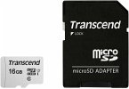 Transcend microSDHC 300S-A 16GB Class 10 UHS-I U1 mit Adapter