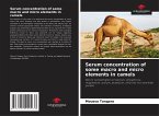 Serum concentration of some macro and micro elements in camels
