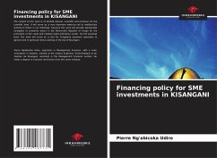Financing policy for SME investments in KISANGANI - Ng'abicoka Udiro, Pierre