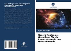 Cover Geschäftsplan als Grundlage für die Finanzstrategie des Unternehmens