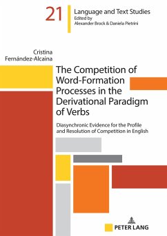 The Competition of Word-Formation Processes in the Derivational Paradigm of Verbs - Fernández-Alcaina, Cristina