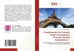 Cover Enseignement du français langue étrangereau Burundi; quelles compétences ?