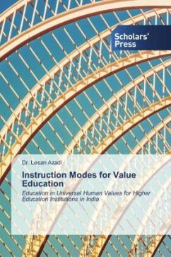 Instruction Modes for Value Education - Azadi, Dr. Lesan