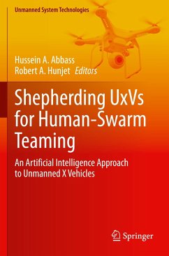 Shepherding UxVs for Human-Swarm Teaming