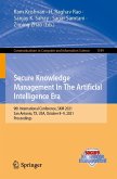 Secure Knowledge Management In The Artificial Intelligence Era (eBook, PDF)