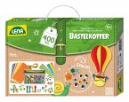 LENA® 42713 - Bastelkoffer Bunt (Papier/Moosgummi/Pompons/etc.), 400 Teile