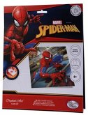 Craft Buddy CCK-MCU905 - Crystal Art Card Kit, Marvel Spiderman, 18x18 cm, Diamond Painting, Kunst-Grußkarte