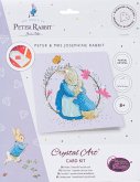 Craft Buddy CCK-PRBT05 - Crystal Art Cards, Peter Rabbit, Peter & Mrs. Josephine Hase, 18x18 cm, Diamond Painting, Kunstkarte