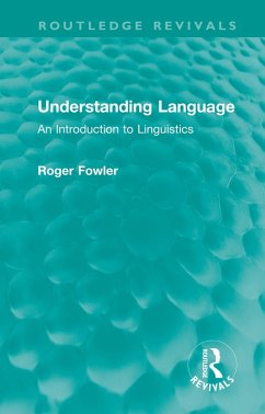Understanding Language (eBook, ePUB) - Fowler, Roger