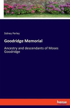 Goodridge Memorial - Perley, Sidney