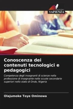 Conoscenza dei contenuti tecnologici e pedagogici - Toye Ominowa, Olajumoke