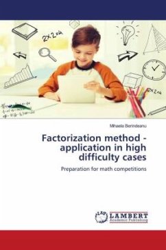 Factorization method - application in high difficulty cases