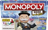 Hasbro F4007100 - Monopoly Reise um die Welt, Brettspiel