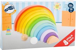 small foot 11412 - Holzbausteine Regenbogen XL