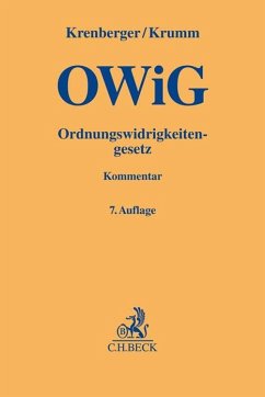 Ordnungswidrigkeitengesetz - Bohnert, Joachim;Krenberger, Benjamin;Krumm, Carsten