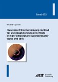 Fluorescent thermal imaging method for investigating transient effects in high-temperature superconductor tapes and coils