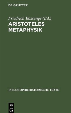 Aristoteles Metaphysik