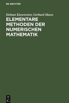 Elementare Methoden der numerischen Mathematik - Maess, Gerhard; Kiesewetter, Helmut