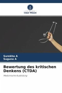 Bewertung des kritischen Denkens (CTDA) - A, Surekha;A, Suguna
