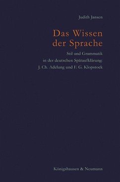 Das Wissen der Sprache - Jansen, Judith