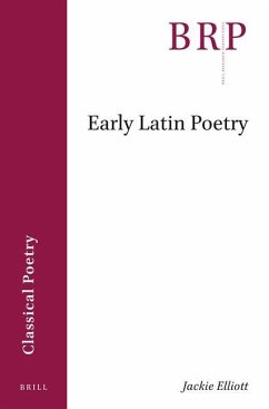 Early Latin Poetry - Elliott, Jackie