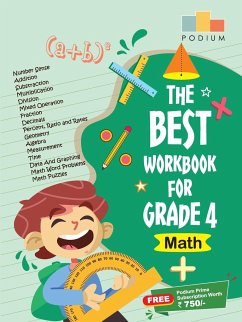 The Best Math Workbook for Grade 4 - School, Podium