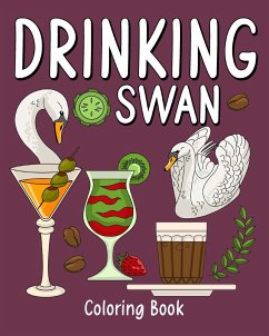 Drinking Swan Coloring Book - Paperland