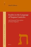 Studies in the Language of Targum Canticles