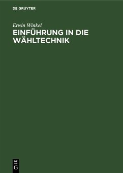 Cover Einführung in die Wähltechnik (eBook, PDF)