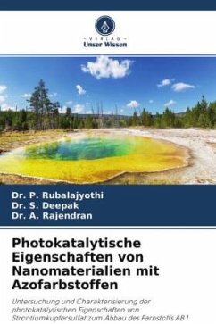 Photokatalytische Eigenschaften von Nanomaterialien mit Azofarbstoffen - Rubalajyothi, Dr. P.;Deepak, Dr. S.;Rajendran, Dr. A.