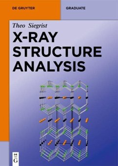 X-Ray Structure Analysis (eBook, PDF) - Siegrist, Theo