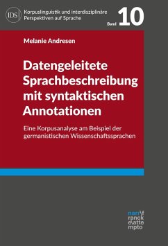 Cover Datengeleitete Sprachbeschreibung mit syntaktischen Annotationen (eBook, PDF)